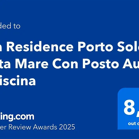 Sea Porto Sole Vista Mare Con Posto Auto E Piscina Apartment